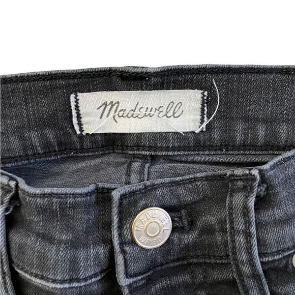 MADEWELL 9" High Rise Skinny Jeans Black Size 28 - Picture 3 of 8